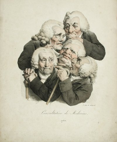 Doktorların Danışmanlığı, 1823 by Louis Leopold Boilly