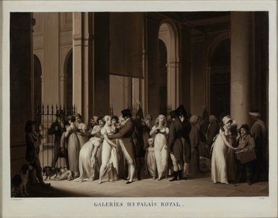 Kraliyet Sarayı Galerileri, 1809. by Louis Leopold Boilly