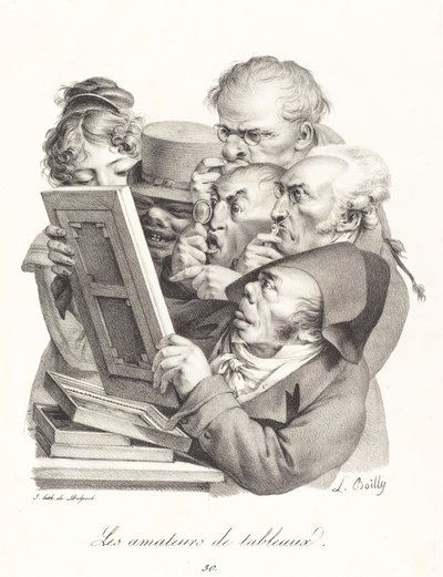 Resim Meraklıları by Louis Leopold Boilly