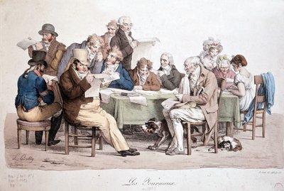 Gazete okuyan adamlar - Louis Boilly