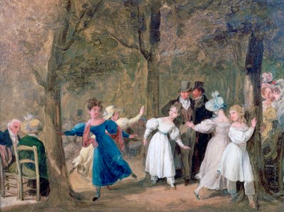 Lüksemburg Bahçelerinde Yeniden Birleşme, 1761-1845 by Louis Leopold Boilly