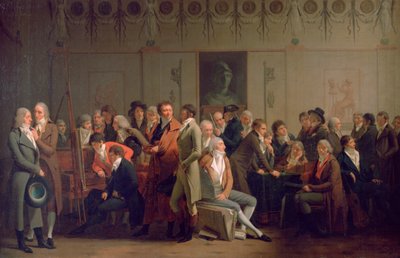 Sanatçıların İsabey Atölyesinde Buluşması, 1798 by Louis Leopold Boilly