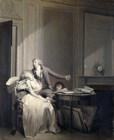 Mektup veya Bayılma, by Louis Leopold Boilly
