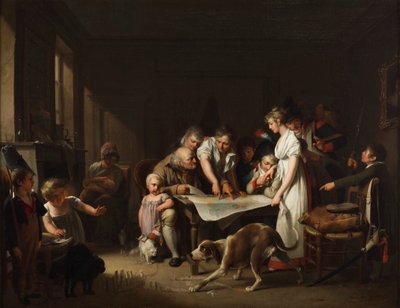 Büyük Ordu Bülteninin Okunması by Louis Leopold Boilly