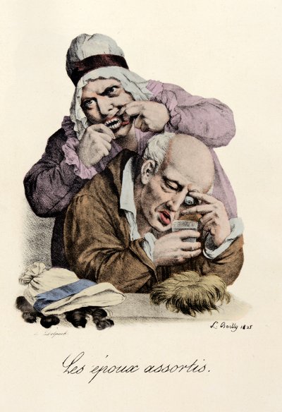 Çeşitli makaralar Louis-Leopold Boilly (Louis Leopold Boilly) tarafından Gravür by Louis Leopold Boilly