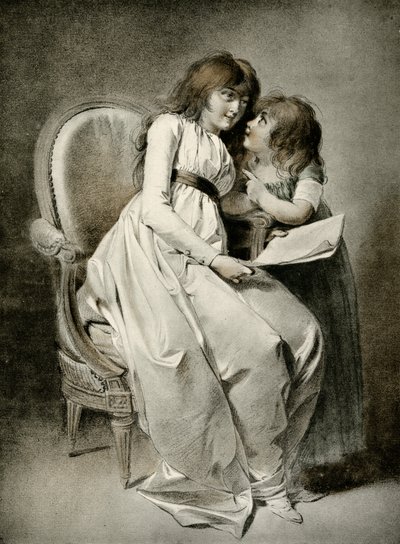 iki kız kardeş by Louis Leopold Boilly