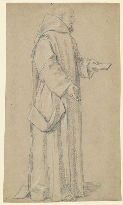 Ayakta keşiş (rekto) by Louis Licherie de Beurie