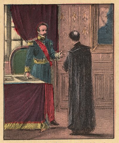 Napolyon III ve Louis-Gaston de Segur (Louis Gaston de Segur) (1820-1881) Elysee