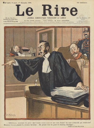 Le Rire için İllüstrasyon by Louis Malteste