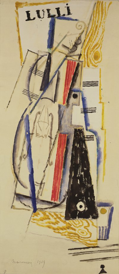 Soyut Lulli, 1919 by Louis Marcoussis