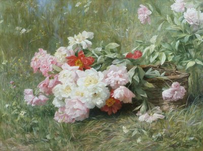Taze kesilmiş çiçekler by Louis Marie Lemaire