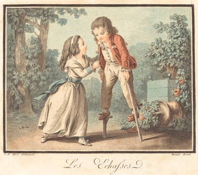 Stilts, c. 1790. by Louis Marin Bonnet