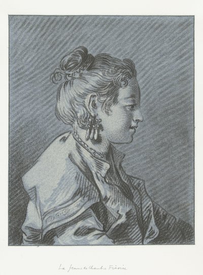 Fin bir oda hizmetçisinin portresi Baştan sona femme de chambre Finoise by Louis Marin Bonnet