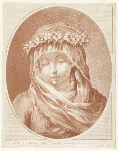 Rahipler rahibe başı by Louis Marin Bonnet