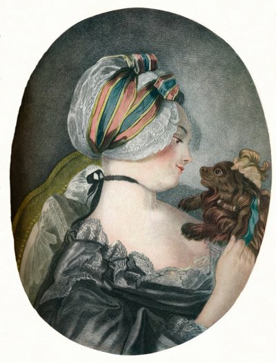 Provoking Sadakat Küçük Köpek Eğitimi, 1775 by Louis Marin Bonnet