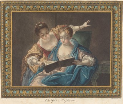 Güzel Müzeciler, 1775. by Louis Marin Bonnet