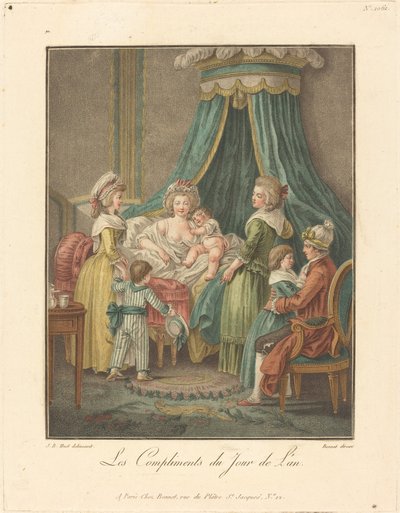 Yılbaşı Övgüleri by Louis Marin Bonnet after Jean Baptiste Hüet, I