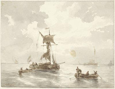 deniz manzarası by Louis Meijer
