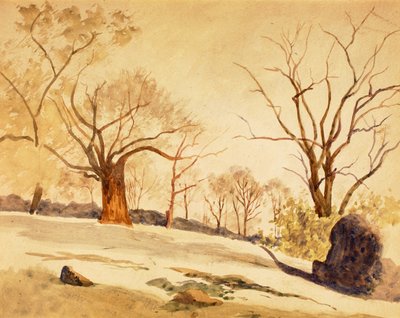 Sonbahar Manzarası, ca. 1886-1887. by Louis Michel Eilshemius