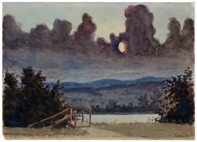 Kara Bulutlar, c. 1901. by Louis Michel Eilshemius