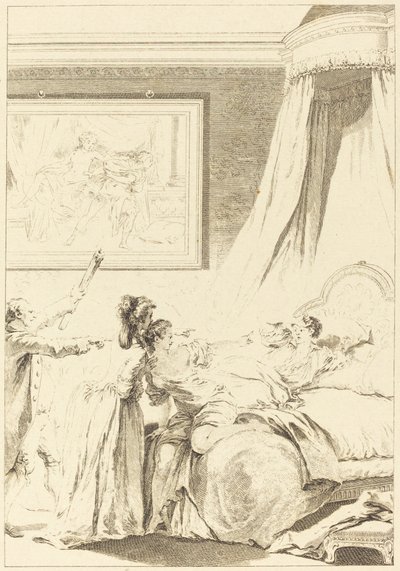 Benzin dolu by Louis Michel Halbou and Antoine Jean Duclos after Jean Honoré Fragonard