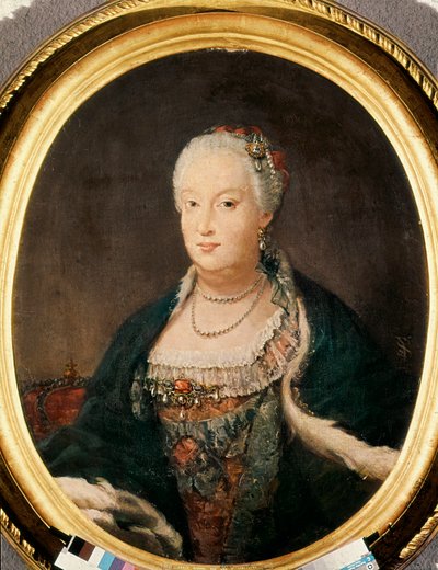 Barbara de Braganza (1711-1758), İspanya Kraliçesi (1746-1758) VI. by Louis Michel van Loo