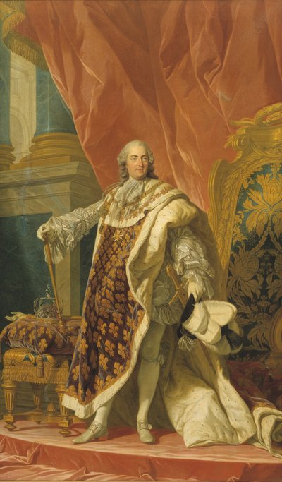 Fransa Kralı XV. Louis (1710-1774) by Louis Michel van Loo