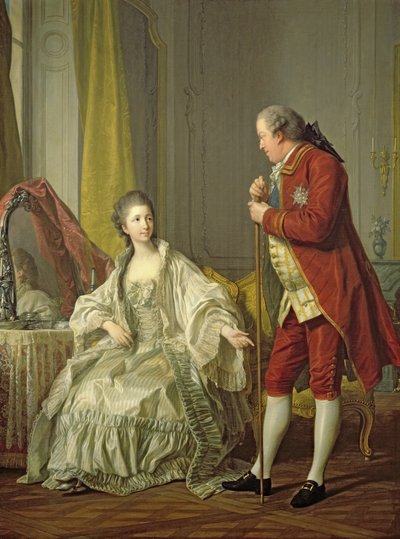 Marquis de Marigny ve Karısı Marie-Francoise Constance Julie Filleul