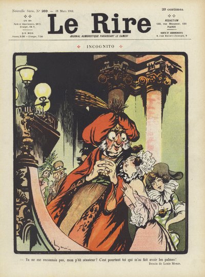 Le Rire için İllüstrasyon by Louis Morin