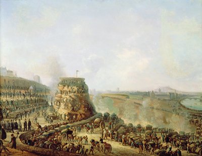İmparator Napolyon III (1808-73) ve İmparatoriçe Eugenie (1829-1920) Chaillot Tepesi