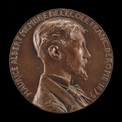 Maurice Albert, 1854-1907, 1879. by Louis Oscar Roty