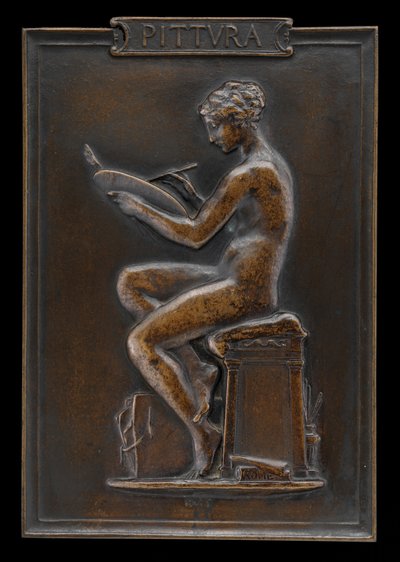 Resim Boyama, 1879. by Louis Oscar Roty