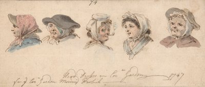 Covent Garden'da Başörtüsü by Louis Philippe Boitard