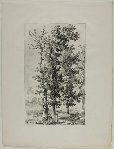 Ağaçların Çalışması by Louis Pierre Baltard