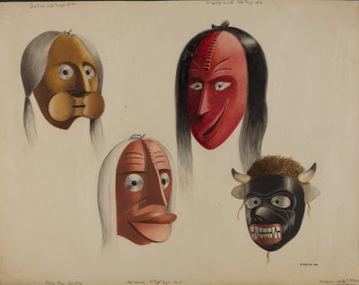 Maskeler, 1938. by Louis Plogsted