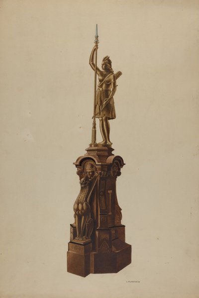 Newel Postası, 1938. by Louis Plogsted
