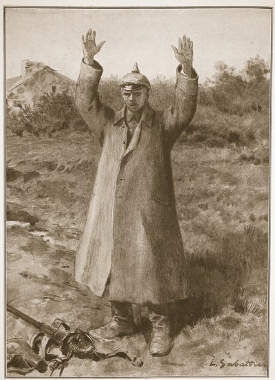 Kameralı.. Pardon! Alman teslimiyetin eller yukarı yöntemi by Louis Remy Sabattier