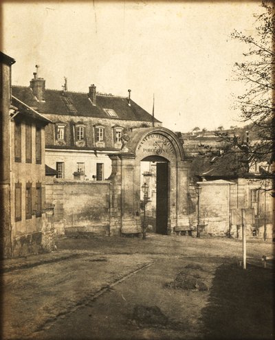 Sevr Fabrikası Kapısı, c. 1852. by Louis Rémy Robert