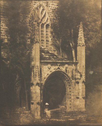 Notre-Dame Çeşmesi, Saint-Brieuc, Brittany, c. 1853. by Louis Rémy Robert