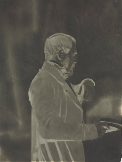 Otoportre negatif, c. 1853. by Louis Rémy Robert