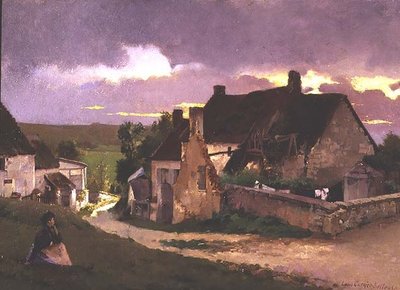 Bir yazlık tarafından bir Şekil by Louis Robert Carrier Belleuse
