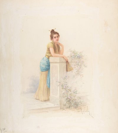 Hayranı Olan Kadın, n.d.. by Louis Robert Cuvillon