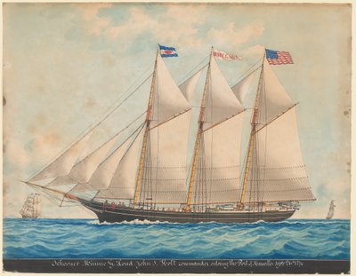 Sumru Schooner "Minnie G. Loud" by Louis Roux