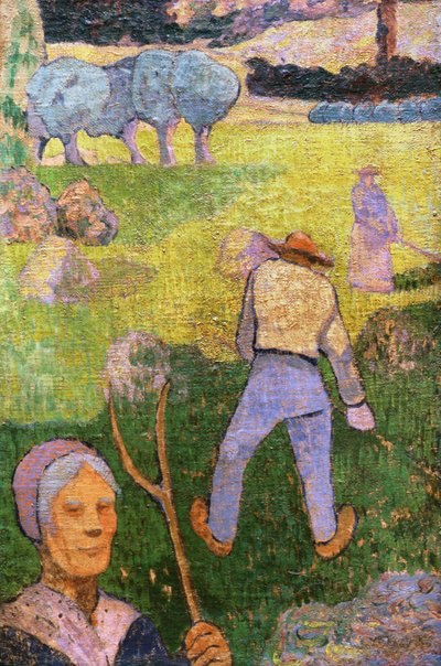 Haymaking  by Louis Roy