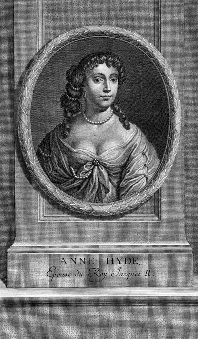 Leydi Anne Hyde, c1700-1720. by Louis Simmoneau