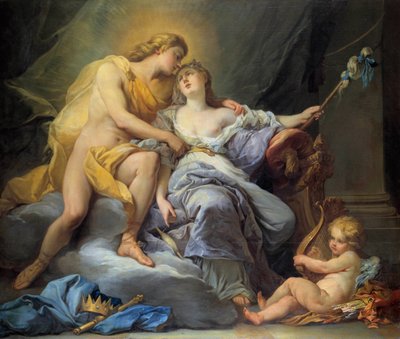 Apollo Okşayarak Leucothoe Tablosu Antoine Boizot (1702-1782) 1737 Dim. 1.67 x 2 m. Turlar, Güzel Sanatlar Müzesi by Louis Simon Boizot