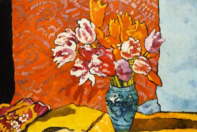 Mavi Vazo, Laleler ve Perdelikler; Mavi Vazo, Laleler ve Perdelik by Louis Valtat