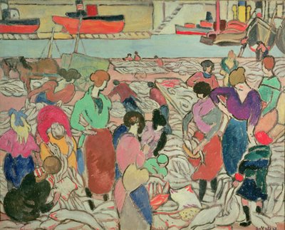 Boulogne'dan Balık Almak by Louis Valtat