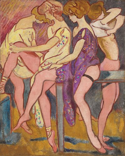 dansçılar; dansçılar by Louis Valtat