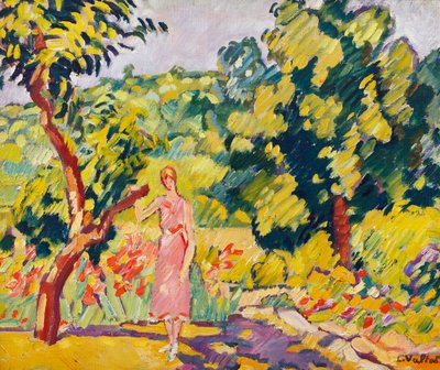 Choisel'deki Artist's Garden'da, 1935 dolayları (tuval üzerine yağlı boya) by Louis Valtat